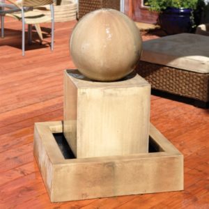 Block Fountain with Ball