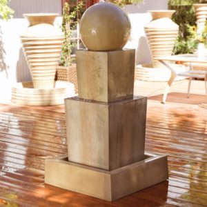 Double Obtuse Fountain with Ball