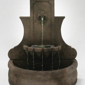 Fleur de Lis Wall Fountain