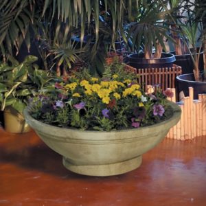 Wok Planters with Pedestal